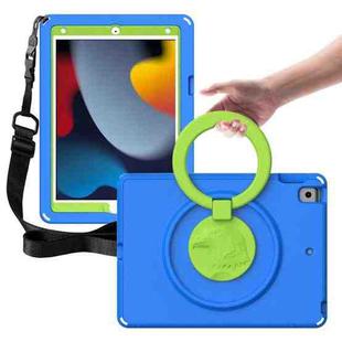 For iPad Pro 10.5 2019/2017 / 10.2 2021/2019 EVA + PC Shockproof Tablet Case with Waterproof Frame(Blue)