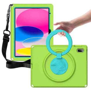 For iPad 10th Gen 10.9 2022 EVA + PC Shockproof Tablet Case with Waterproof Frame(Grass Green)