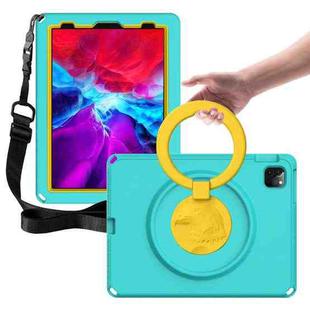 For iPad Pro 11 2022/2021/2020/2018 / Air5 10.9 2022 / Air4 10.9 2020 EVA + PC Shockproof Tablet Case with Waterproof Frame(Glacier Green)