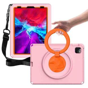 For iPad Pro 11 2022/2021/2020/2018 / Air5 10.9 2022 / Air4 10.9 2020 EVA + PC Shockproof Tablet Case with Waterproof Frame(Pink)