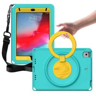 For iPad mini 1/2/3/4/5 EVA + PC Shockproof Tablet Case with Waterproof Frame(Glacier Green)