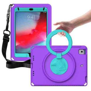 For iPad mini 1/2/3/4/5 EVA + PC Shockproof Tablet Case with Waterproof Frame(Purple)
