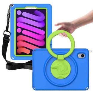 For iPad mini 6 EVA + PC Shockproof Tablet Case with Waterproof Frame(Blue)
