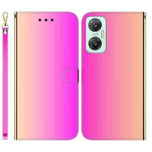 For Infinix Hot 20 Imitated Mirror Surface Leather Phone Case(Gradient Color)