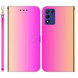 For Realme Q3S / Q3T / 9 SE / 9 5G Speed Imitated Mirror Surface Leather Phone Case(Gradient Color)