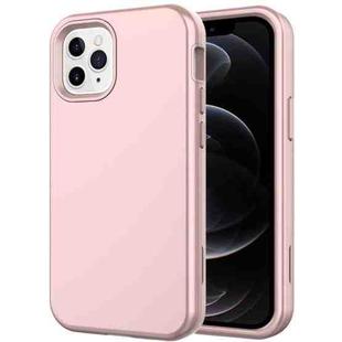 For iPhone 14 Pro Max Shockproof PC + TPU Protective Phone Case(Rose Gold)