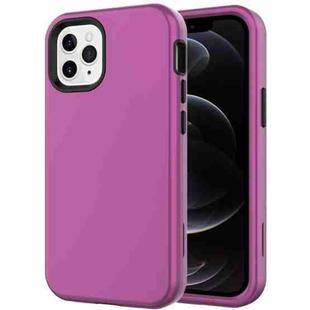For iPhone 14 Pro Shockproof PC + TPU Protective Phone Case(Dark Purple)