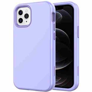 For iPhone 13 Shockproof PC + TPU Protective Phone Case(Light Purple)