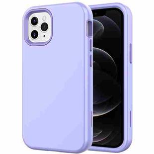 For iPhone 11 Pro Max Shockproof PC + TPU Protective Phone Case(Light Purple)
