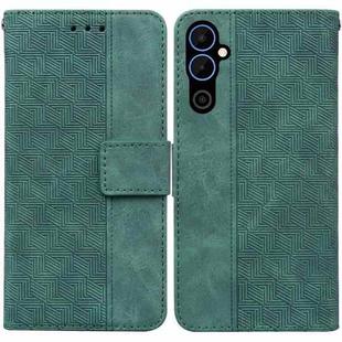 For Tecno Pova Neo 2 Geometric Embossed Leather Phone Case(Green)