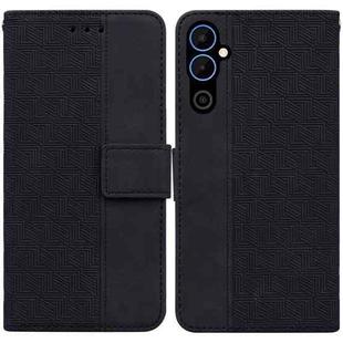 For Tecno Pova Neo 2 Geometric Embossed Leather Phone Case(Black)