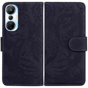 For Infinix Hot 20s Tiger Embossing Pattern Leather Phone Case(Black)