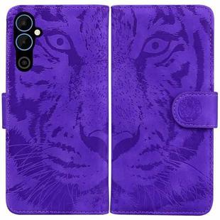 For Tecno Pova Neo 2 Tiger Embossing Pattern Leather Phone Case(Purple)