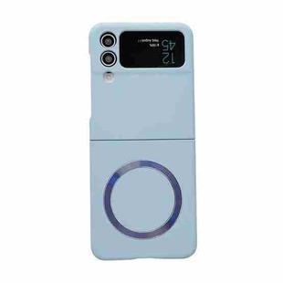 For Samsung Galaxy Z Flip3 5G Skin Feel MagSafe Magnetic Phone Case(Blue)