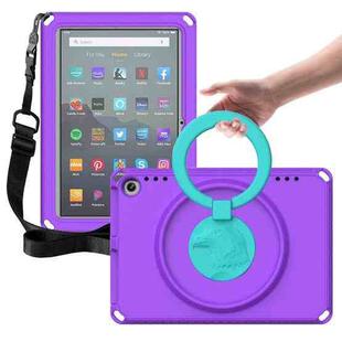 For Amazon Fire HD 8 2020 / HD 8 Plus 2022 EVA + PC Shockproof Tablet Case without Waterproof Frame(Purple)