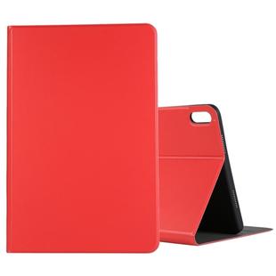 For Huawei Matepad 10.4 Elastic Leather TPU Protective Case with Holder(Red)