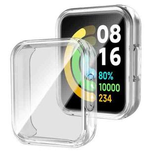 For Xiaomi Redmi Watch 2 TPU Hollow Watch Protective Case with Protective Film(Transparent)