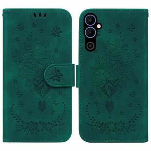 For Tecno Pova Neo 2 Butterfly Rose Embossed Leather Phone Case(Green)