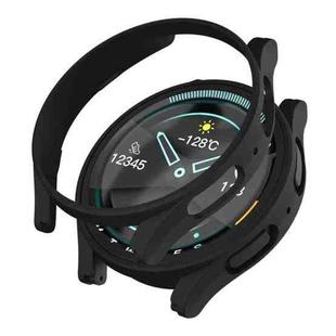 For Samsung Galaxy Watch5 Pro 45mm Fuel Injection Hollow Watch Protective Case(Black)