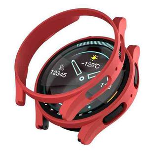 For Samsung Galaxy Watch5 Pro 45mm Fuel Injection Hollow Watch Protective Case(Red)