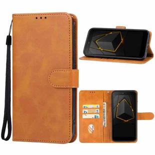 For Doogee S41 / S41 Pro Leather Phone Case(Brown)