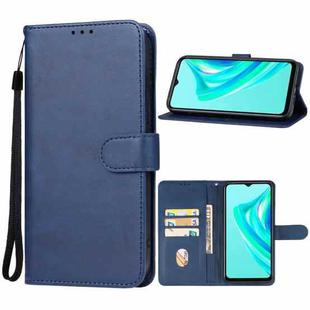 For Infinix Hot 20i Leather Phone Case(Blue)