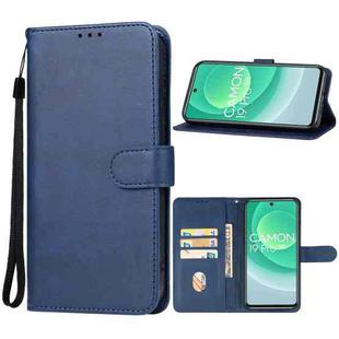 For Tecno Camon 19 Pro 5G Leather Phone Case(Blue)