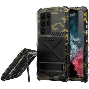 For Samsung Galaxy S23 Ultra 5G R-JUST Life Waterproof Dustproof Shockproof Phone Case(Camouflage)