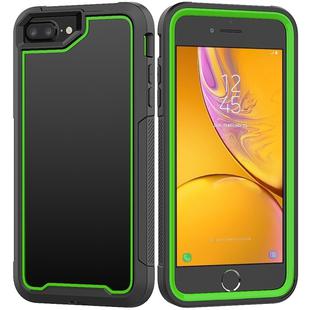 For iPhone 8 Plus & 7 Plus Frame Series TPU + PC Dust-proof Scratch-proof Drop-proof Protective Case(Green)