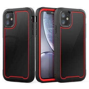 For iPhone 11 Frame Series TPU + PC Dust-proof Scratch-proof Drop-proof Protective Case(Red)