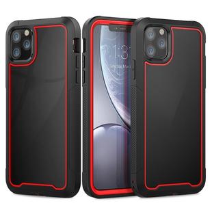 For iPhone 11 Pro Max Frame Series TPU + PC Dust-proof Scratch-proof Drop-proof Protective Case(Red)