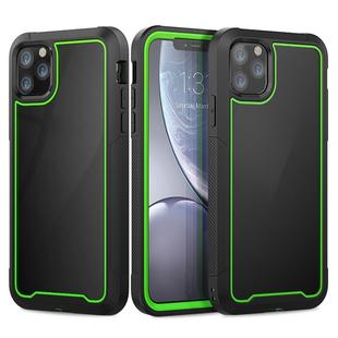 For iPhone 11 Pro Max Frame Series TPU + PC Dust-proof Scratch-proof Drop-proof Protective Case(Green)
