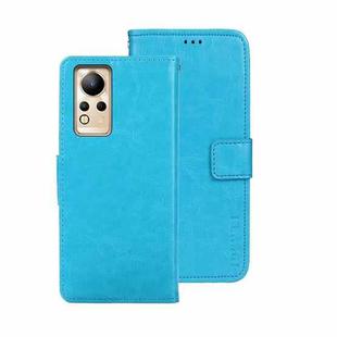 For Infinix Note 12 idewei Crazy Horse Texture Leather Phone Case(Sky Blue)