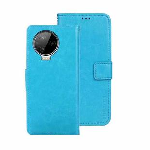 For Infinix Note 12 Pro 4G idewei Crazy Horse Texture Leather Phone Case(Sky Blue)