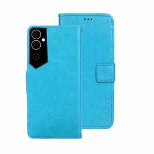 For Tecno Pova Neo 2 idewei Crazy Horse Texture Leather Phone Case(Sky Blue)