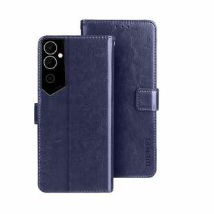For Tecno Pova Neo 2 idewei Crazy Horse Texture Leather Phone Case(Dark Blue)
