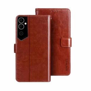 For Tecno Pova Neo 2 idewei Crazy Horse Texture Leather Phone Case(Brown)