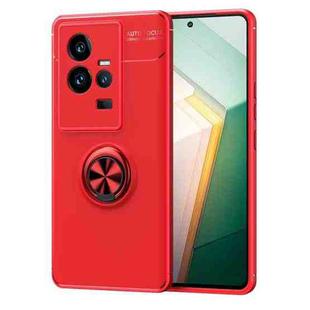 For vivo iQOO 11 Metal Ring Holder TPU Phone Case(Red)