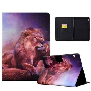 For Huawei MediaPad T3 10 Electric Pressed TPU Leather Tablet Case(Lion King)