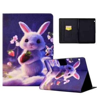 For Huawei MediaPad T3 10 Electric Pressed TPU Leather Tablet Case(Strawberry Bunny)