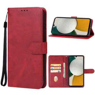 For Samsung Galaxy A34 5G Leather Phone Case(Red)