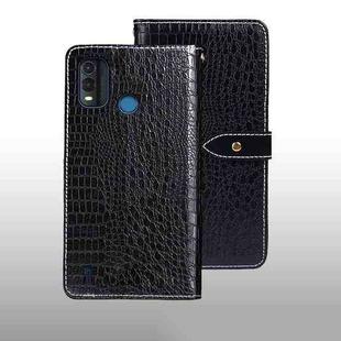 For Nokia G11 Plus idewei Crocodile Texture Leather Phone Case(Black)
