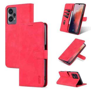 AZNS Skin Feel Calf Texture Flip Leather Phone Case for OPPO K10x 5G / Realme 9 Pro / Realme Q5 / OnePlus Nord CE 2 Lite 5G(Red)