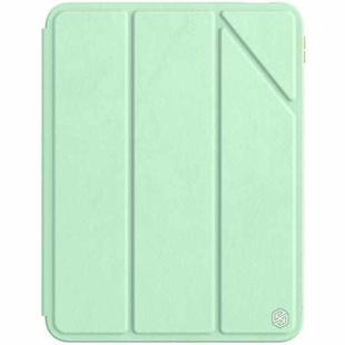 For iPad 10th Gen 10.9 2022 NILLKIN PC + TPU Horizontal Flip Leather Tablet Case with Holder(Green)