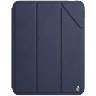 For iPad 10th Gen 10.9 2022 NILLKIN PC + TPU Horizontal Flip Leather Tablet Case with Holder(Blue)