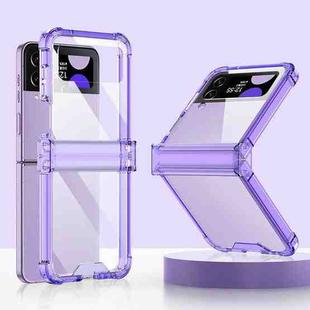 For Samsung Galaxy Z Flip4 GKK Airbag Hinge Shockproof Phone Case(Purple)