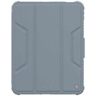 For iPad 10th Gen 10.9 2022 NILLKIN Bumper Pro Leather Tablet Case(Grey)