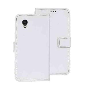 For Alcatel 1 Ultra idewei Crazy Horse Texture Leather Phone Case(White)