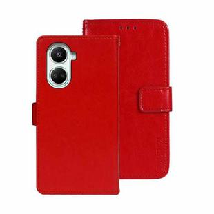 For Huawei nova 10 SE idewei Crazy Horse Texture Leather Phone Case(Red)