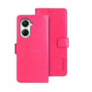 For Huawei nova 10 SE idewei Crazy Horse Texture Leather Phone Case(Rose Red)